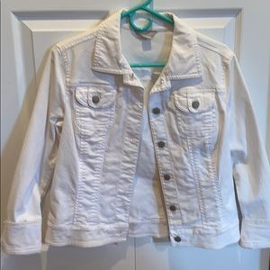 white denim jacket